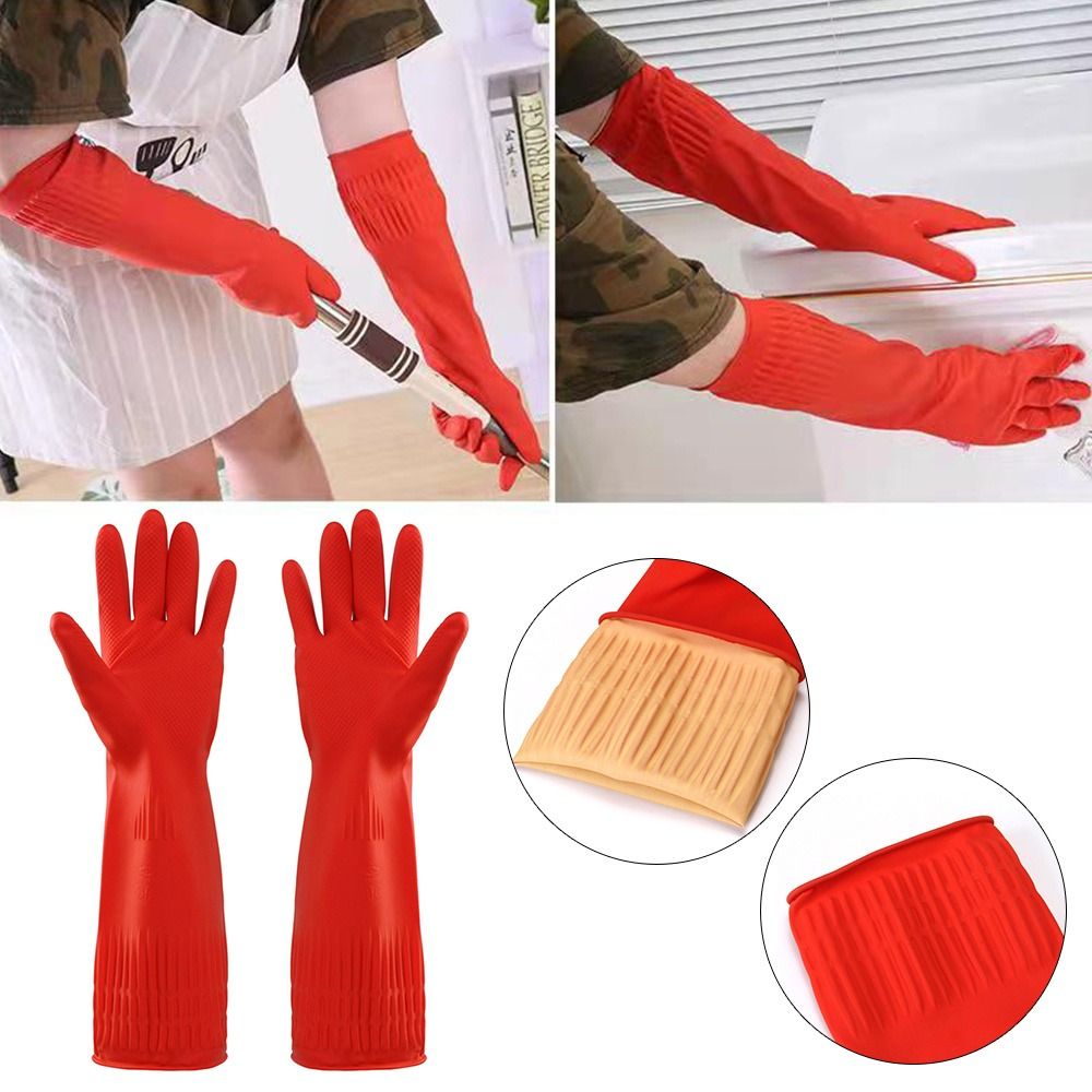 Dish Glove Rubber - Gants en caoutchouc RapDuty avec poignets