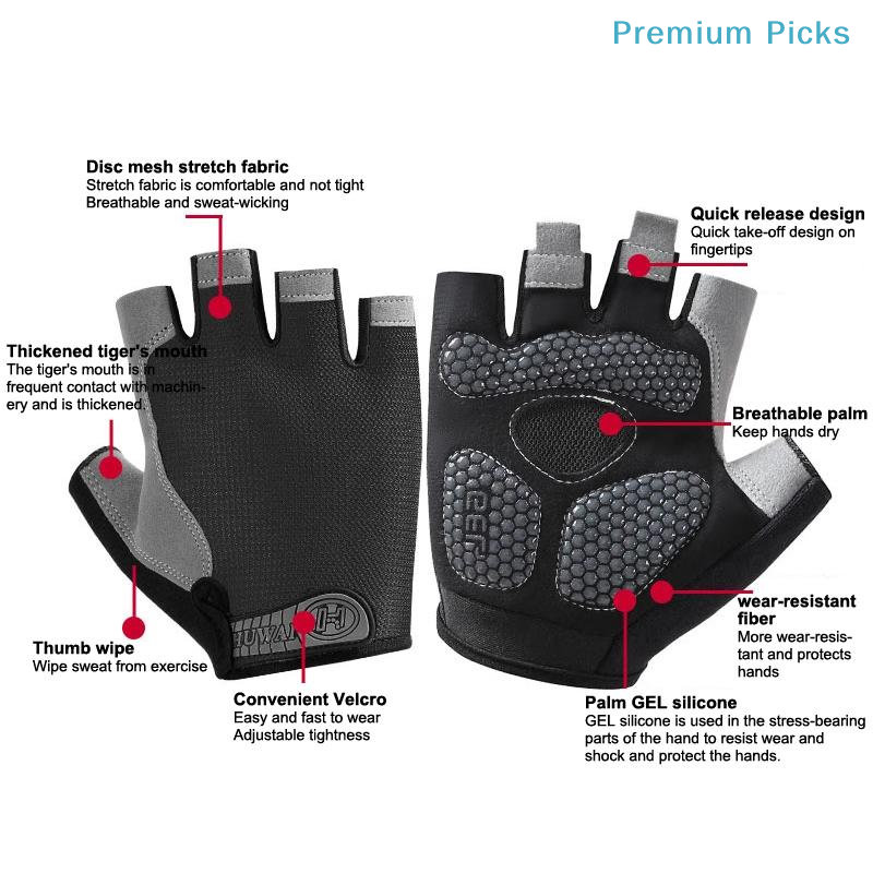 Gants de sport portables demi- - Workout Glove Gym avis et prix